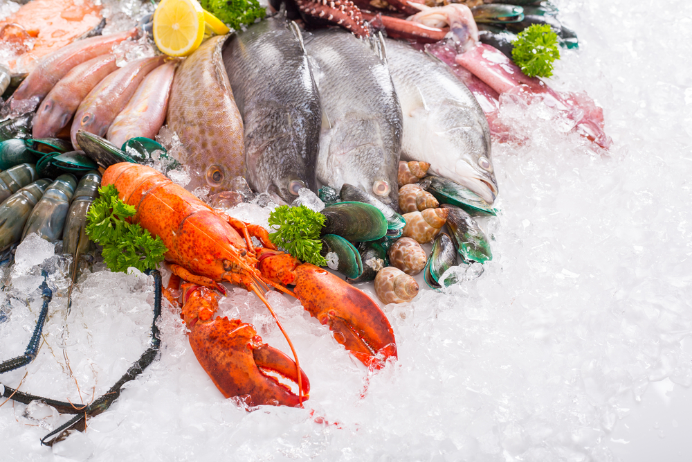 Seafood,Fresh,Background,For,Your,Dinner,Food.